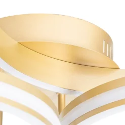 Plafondlamp messing incl. LED 3-staps dimbaar 3-lichts - Navara