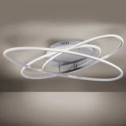 Plafondlamp staal incl. LED dimbaar - Galax