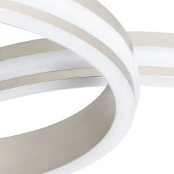 Plafondlamp staal incl. LED 3-staps dimbaar 4-lichts - Navara