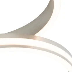 Plafondlamp staal incl. LED 3-staps dimbaar 3-lichts - Navara