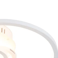 Plafondlamp wit 45 cm incl. LED 3 staps dimbaar - Rowin