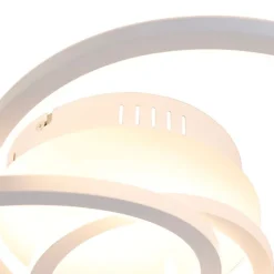 Plafondlamp wit 45 cm incl. LED 3 staps dimbaar - Rowin