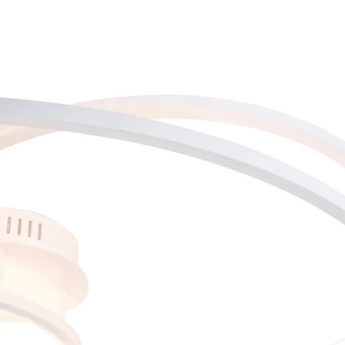 Plafondlamp wit 78 cm incl. LED 3 staps dimbaar - Rowin