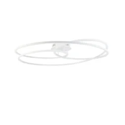 Plafondlamp wit 78 cm incl. LED 3 staps dimbaar - Rowin