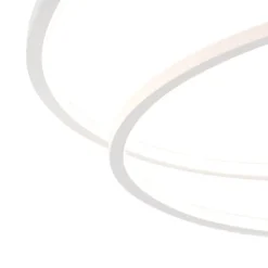 Plafondlamp wit 78 cm incl. LED 3 staps dimbaar - Rowin