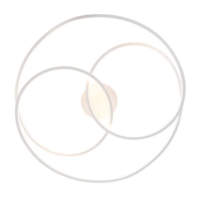 Plafondlamp wit 78 cm incl. LED 3 staps dimbaar - Rowin