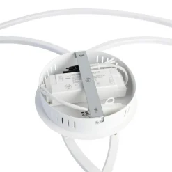 Plafondlamp wit 78 cm incl. LED 3 staps dimbaar - Rowin