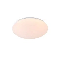 Plafondlamp wit 33 cm incl. LED en dimmer met afstandsbediening - Iene