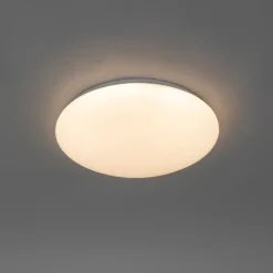 Plafondlamp wit 33 cm incl. LED en dimmer met afstandsbediening - Iene