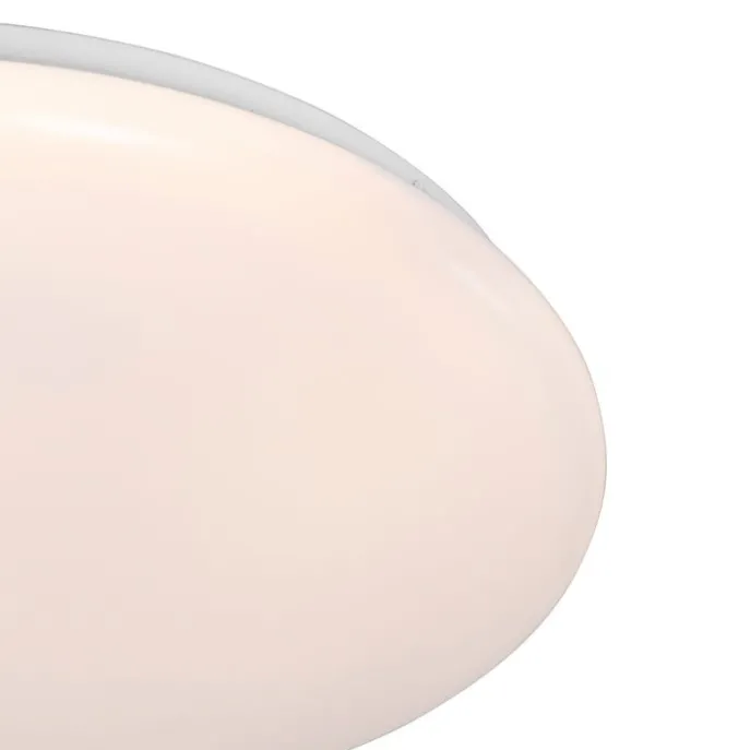Plafondlamp wit 33 cm incl. LED en dimmer met afstandsbediening - Iene