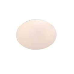 Plafondlamp wit 33 cm incl. LED en dimmer met afstandsbediening - Iene