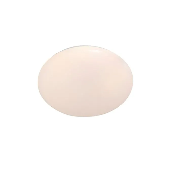 Plafondlamp wit 33 cm incl. LED en dimmer met afstandsbediening - Iene