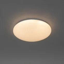 Plafondlamp wit 33 cm incl. LED en dimmer met afstandsbediening - Iene