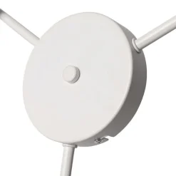 Plafondlamp wit grijs en bruin 3-lichts - Multidrum