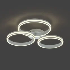 Plafondlamp wit incl. LED 3-staps dimbaar 3-lichts - Navara