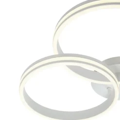 Plafondlamp wit incl. LED 3-staps dimbaar 3-lichts - Navara