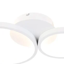 Plafondlamp wit incl. LED 3 staps dimbaar 4-lichts - Lupolo