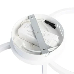 Plafondlamp wit incl. LED 3 staps dimbaar 4-lichts - Lupolo