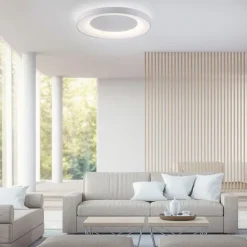 Plafondlamp wit incl. LED met afstandsbediening - Meidan