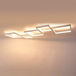 Plafondlamp wit incl. LED 3 staps dimbaar 5-lichts - Lejo