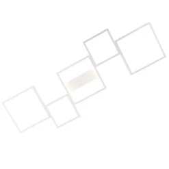 Plafondlamp wit incl. LED 3 staps dimbaar 5-lichts - Lejo