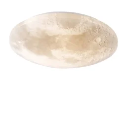 Plafondlamp wit incl. LED en dimmer met afstandsbediening - Mane