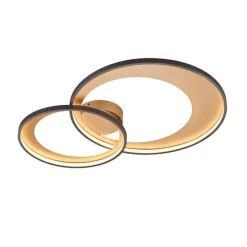 Plafondlamp zwart 85 cm Incl. LED 3-staps dimbaar - Anita