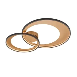 Plafondlamp zwart 85 cm Incl. LED 3-staps dimbaar - Anita