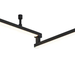 Plafondlamp zwart 300 cm incl. LED 3-staps dimbaar verstelbaar - Annuschka