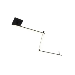 Plafondlamp zwart 150,8 cm incl. LED 3-staps dimbaar verstelbaar - Annuschka