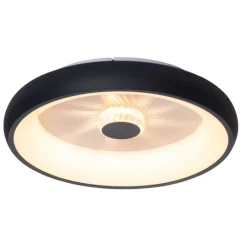 Plafondlamp zwart incl. LED met afstandsbediening - Ghislaine