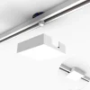 Plafondplaat railsysteem wit vierkant 1-fase - Iconic