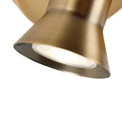 Plafondspot brons draai- en kantelbaar rond - Karin 2