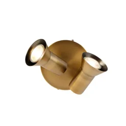 Plafondspot brons draai- en kantelbaar rond - Karin 2