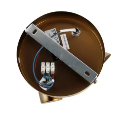 Plafondspot brons draai- en kantelbaar rond - Karin 2