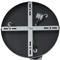 Plafondspot gunmetal rond 3-lichts draai- en verstelbaar - Drain