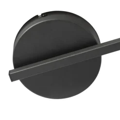 Plafondspot zwart GU10 50mm 3-lichts rond incl. backlight - Back Up