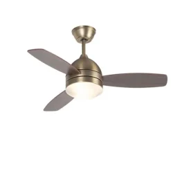 Plafondventilator brons 96cm met afstandsbediening - Rotar