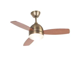 Plafondventilator brons 96cm met afstandsbediening - Rotar