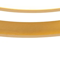 Plafondventilator goud 46.5cm incl. LED met afstandsbediening - Kees