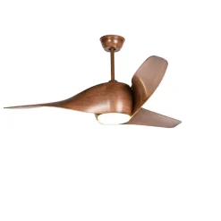 Plafondventilator hout incl. LED met afstandsbediening - Sirocco 50