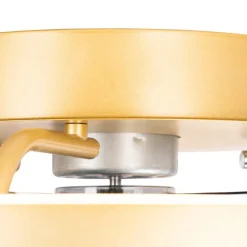 Plafondventilator messing 50cm incl. LED dimbaar met afstandsbediening - Maddy