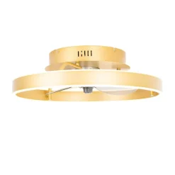 Plafondventilator messing 50cm incl. LED dimbaar met afstandsbediening - Maddy