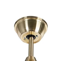 Plafondventilator messing 96cm met afstandsbediening - Rotar