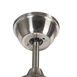 Plafondventilator staal 96cm met afstandsbediening - Rotar