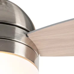 Plafondventilator staal 96cm met afstandsbediening - Rotar