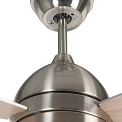 Plafondventilator staal 96cm met afstandsbediening - Rotar