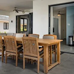 Plafondventilator staal 132cm met afstandsbediening - Cool