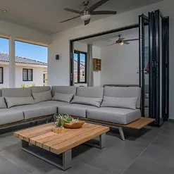 Plafondventilator staal 132cm met afstandsbediening - Cool