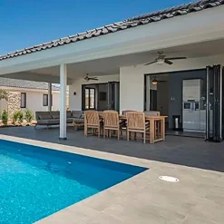 Plafondventilator staal 132cm met afstandsbediening - Cool